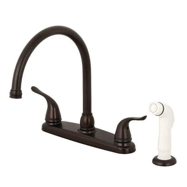 Kingston Brass Yosemite Kitchen Faucet with Side Spray Wayfair